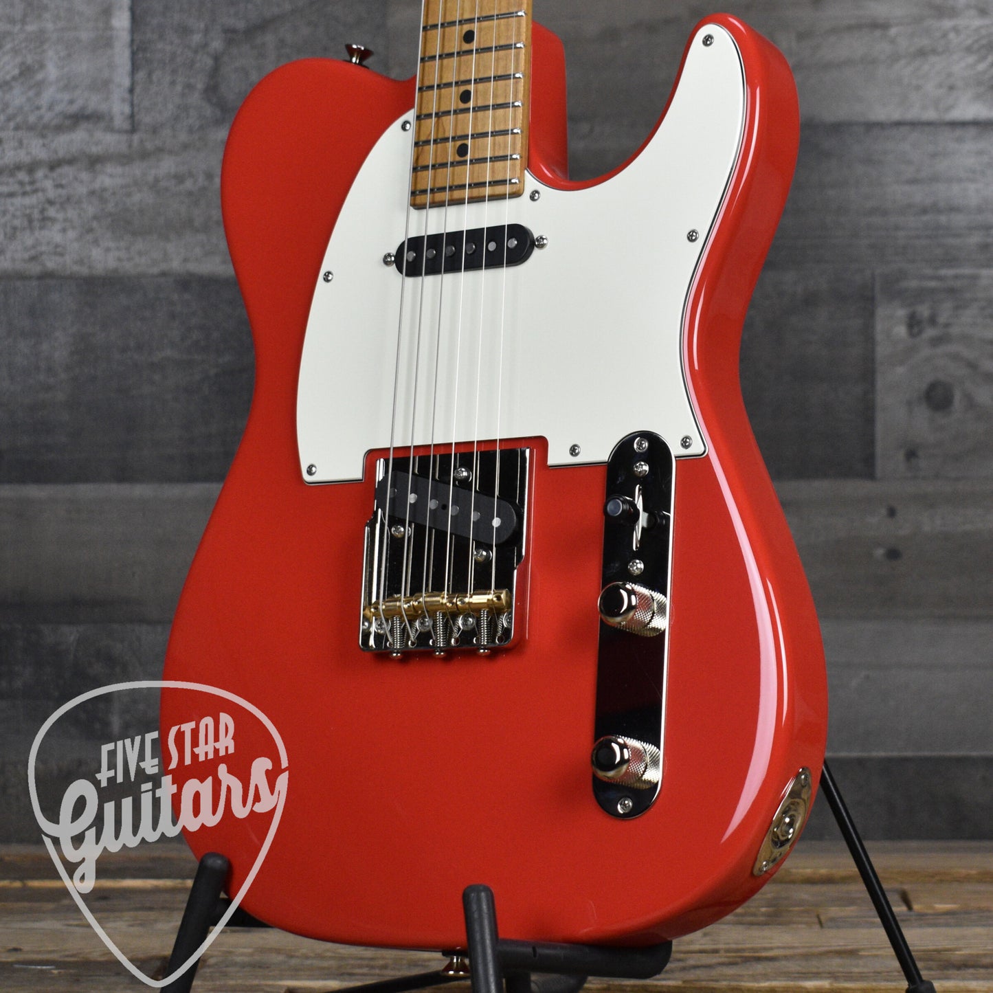 Tom Anderson T-Icon with Hardshell Case - Fiesta Red