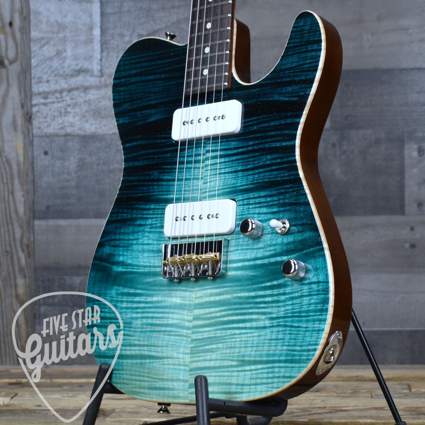 Tom Anderson Top T - Sheer Teal WakeSurf with Gigbag