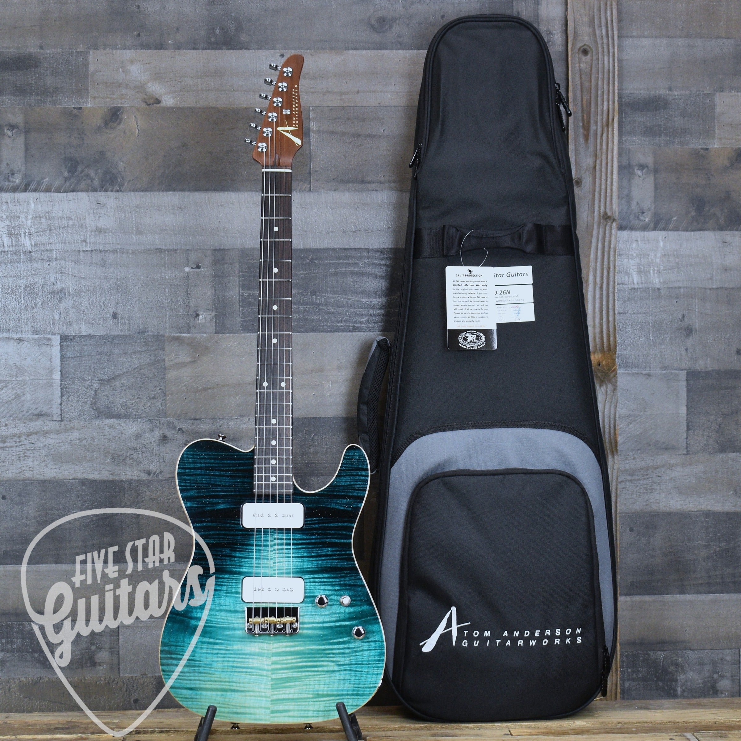 Tom Anderson Top T - Sheer Teal WakeSurf with Gigbag – Five Star
