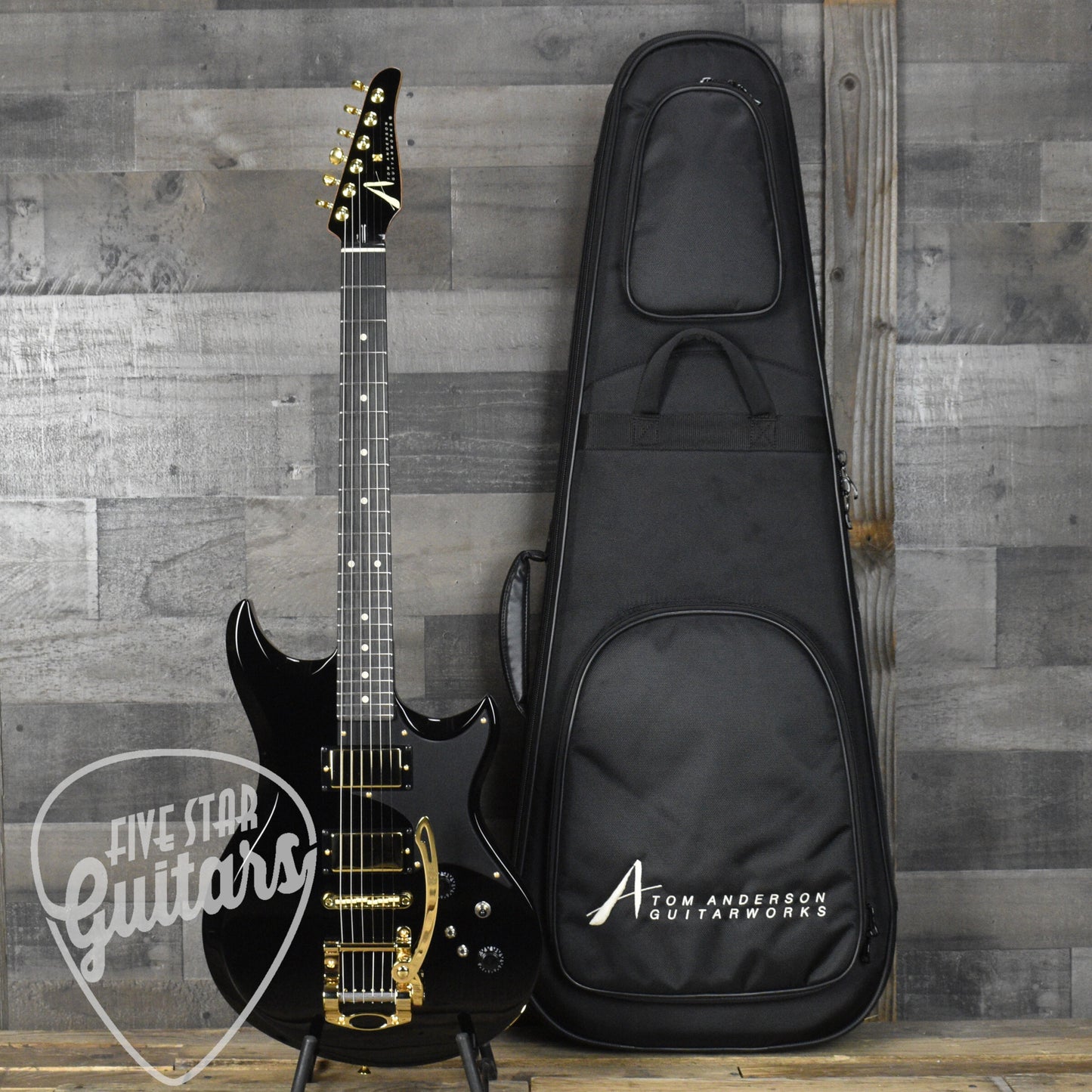 Tom Anderson Wolfhound with Gigbag - Black