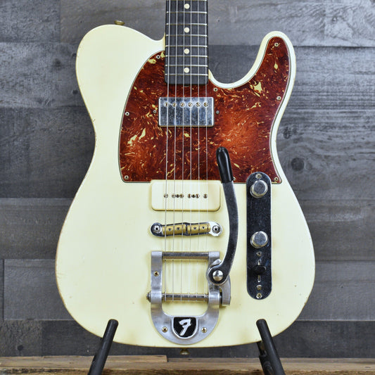 Fender Custom Shop Master Built Dale Wilson '63 Telecaster - Aged Olympic White with Hardshell Case