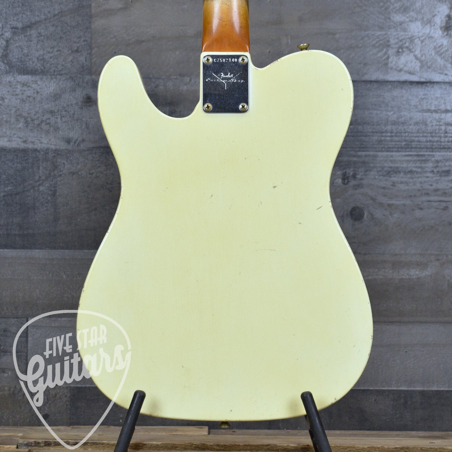 Fender Custom Shop Master Built Dale Wilson '63 Telecaster - Aged Olympic White with Hardshell Case