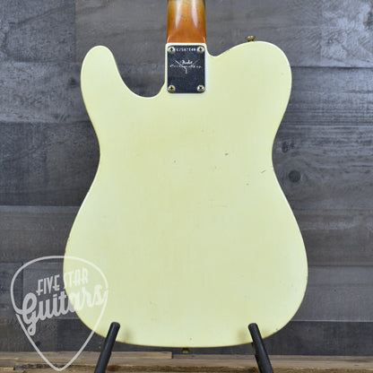 Fender Custom Shop Master Built Dale Wilson '63 Telecaster - Aged Olympic White with Hardshell Case