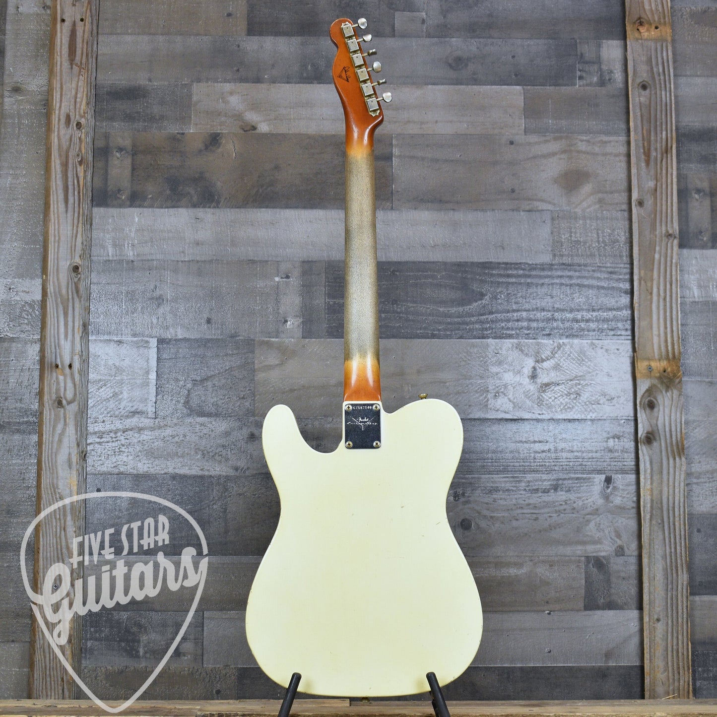 Fender Custom Shop Master Built Dale Wilson '63 Telecaster - Aged Olympic White with Hardshell Case