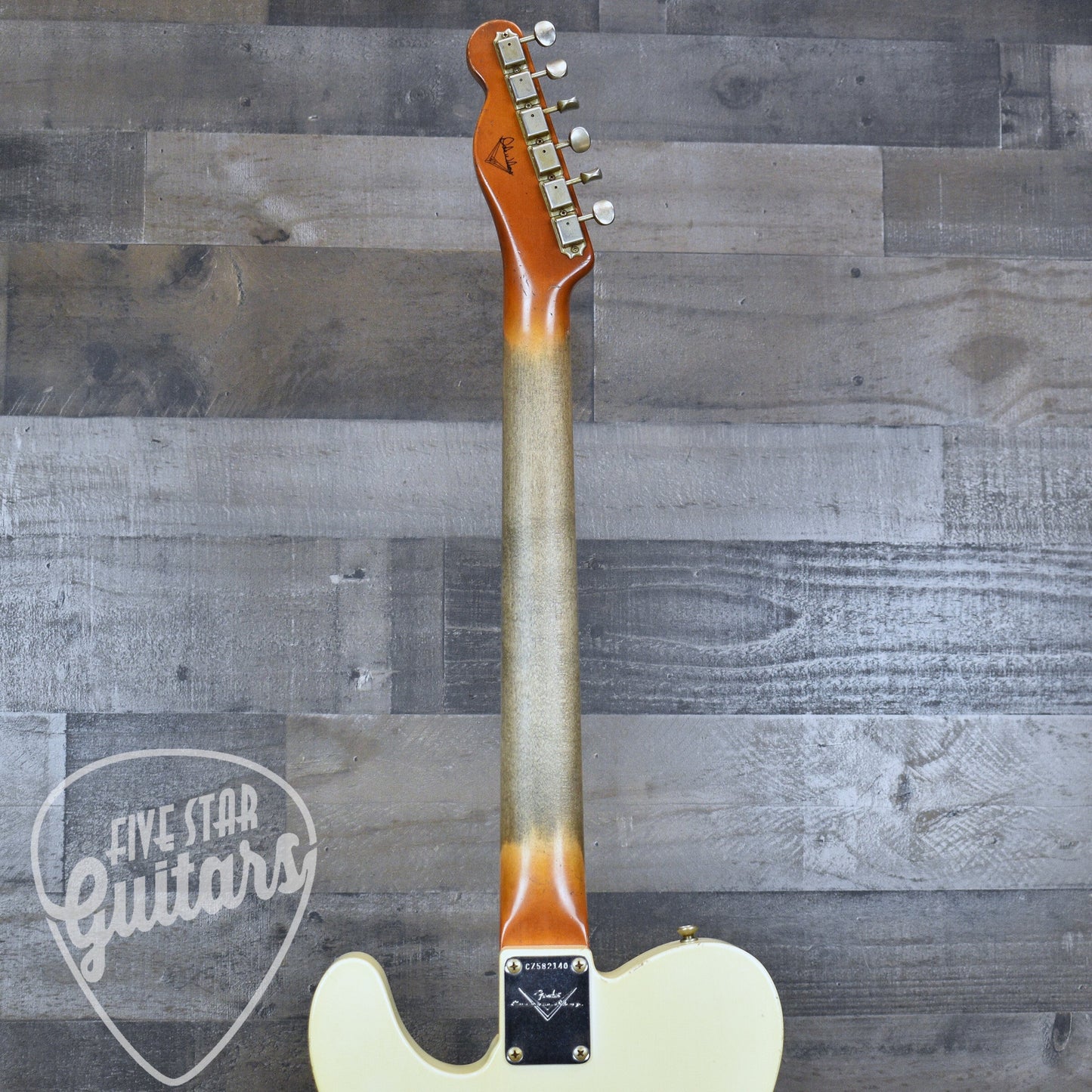Fender Custom Shop Master Built Dale Wilson '63 Telecaster - Aged Olympic White with Hardshell Case