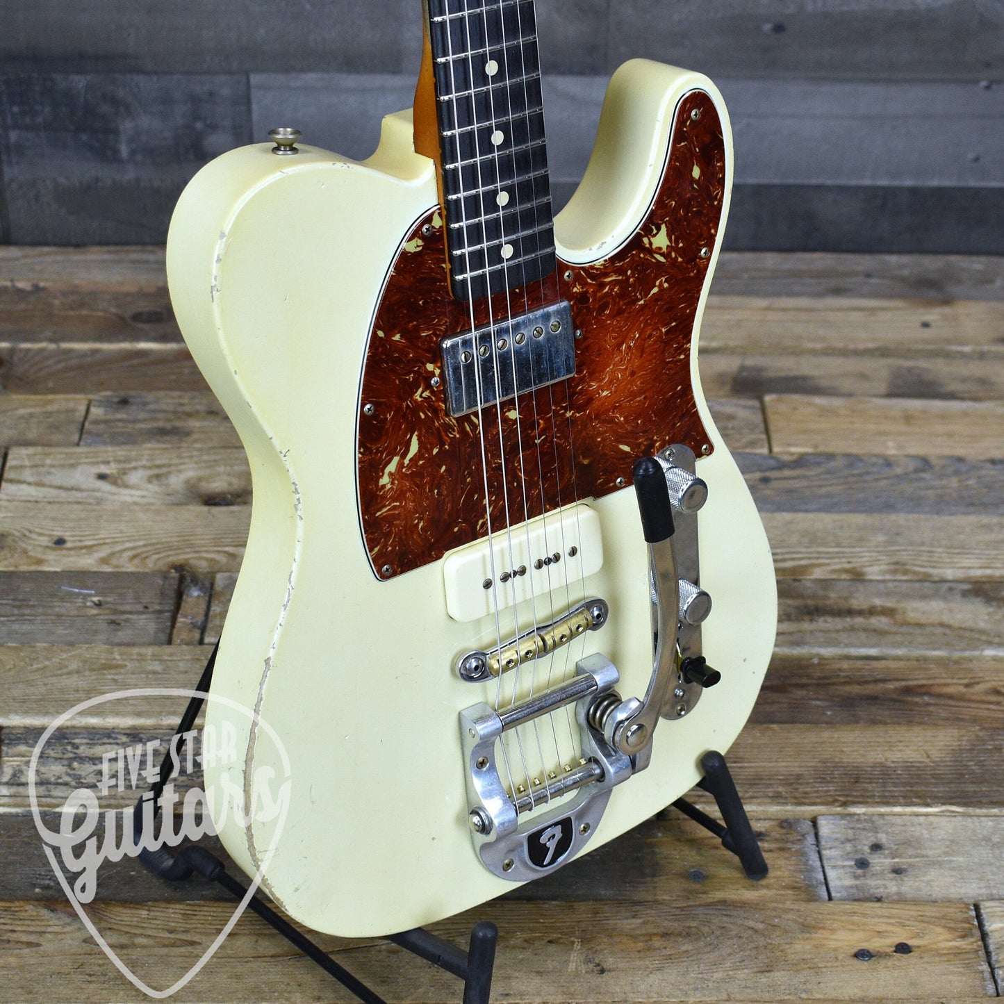 Fender Custom Shop Master Built Dale Wilson '63 Telecaster - Aged Olympic White with Hardshell Case