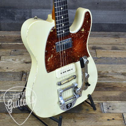 Fender Custom Shop Master Built Dale Wilson '63 Telecaster - Aged Olympic White with Hardshell Case