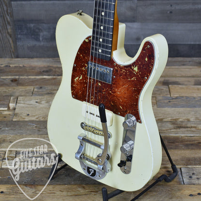 Fender Custom Shop Master Built Dale Wilson '63 Telecaster - Aged Olympic White with Hardshell Case
