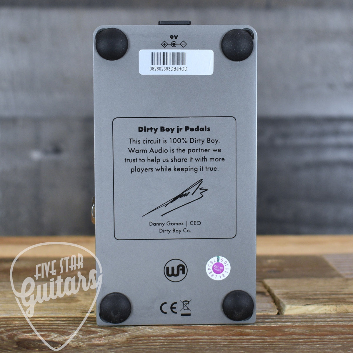 Warm Audio Dirty Boy Jr. Overdrive Pedal