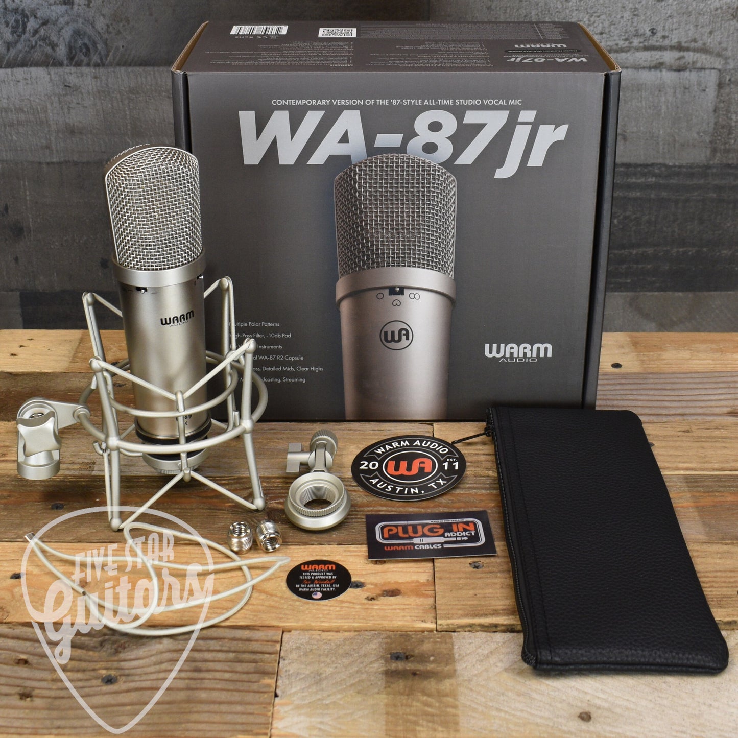 Warm Audio WA-87 Jr. Large Diaphragm Condenser Microphone - Silver