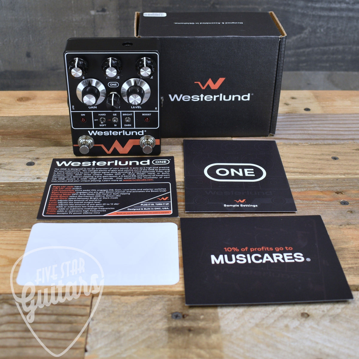 Westerlund Audio One Preamp, Overdrive, and Boost Pedal