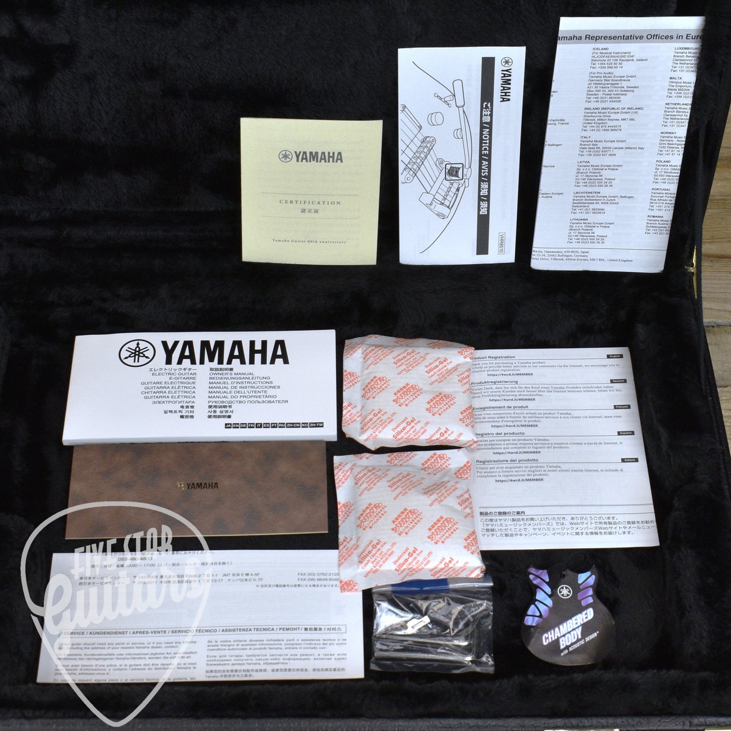 Yamaha 60th Anniversary Revstar Professional - Noble Black Burst with Hardshell Case