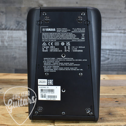 Yamaha AG03MK2 3-Channel Live Streaming Loopback Audio USB Mixer