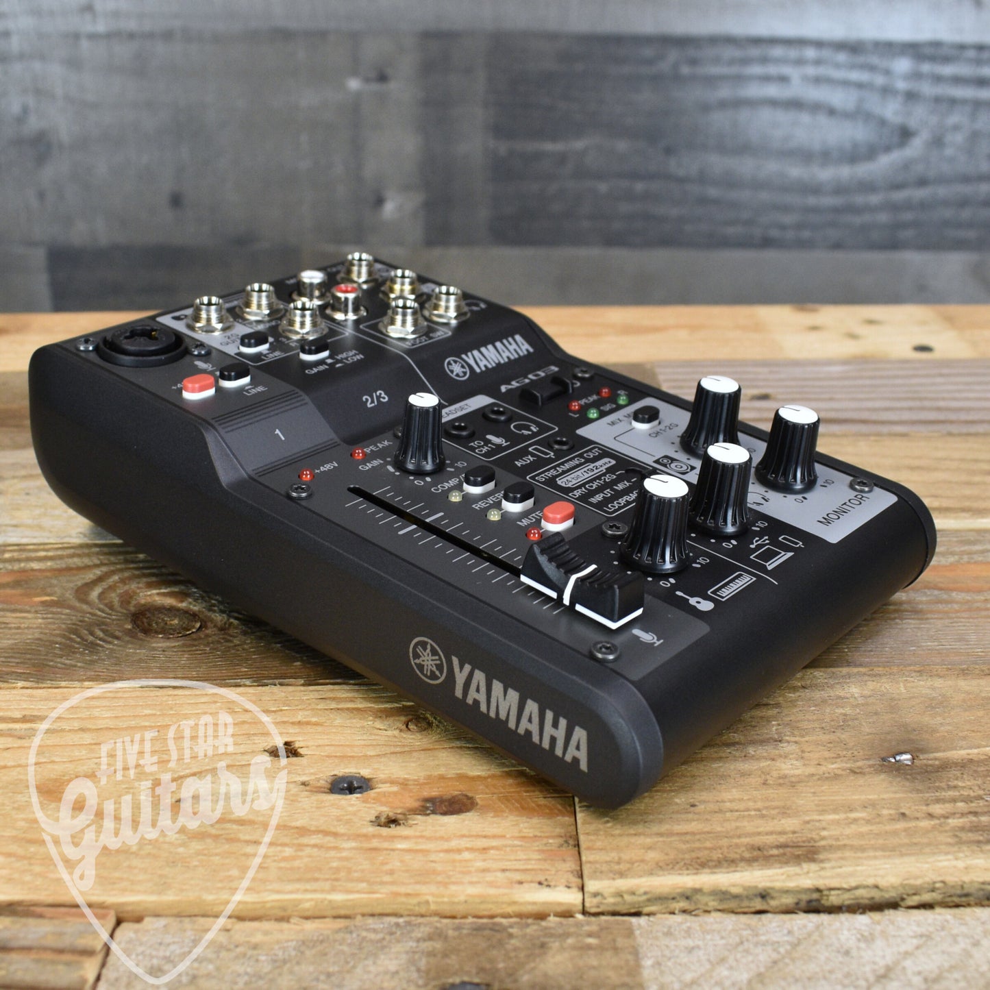 Yamaha AG03MK2 3-Channel Live Streaming Loopback Audio USB Mixer