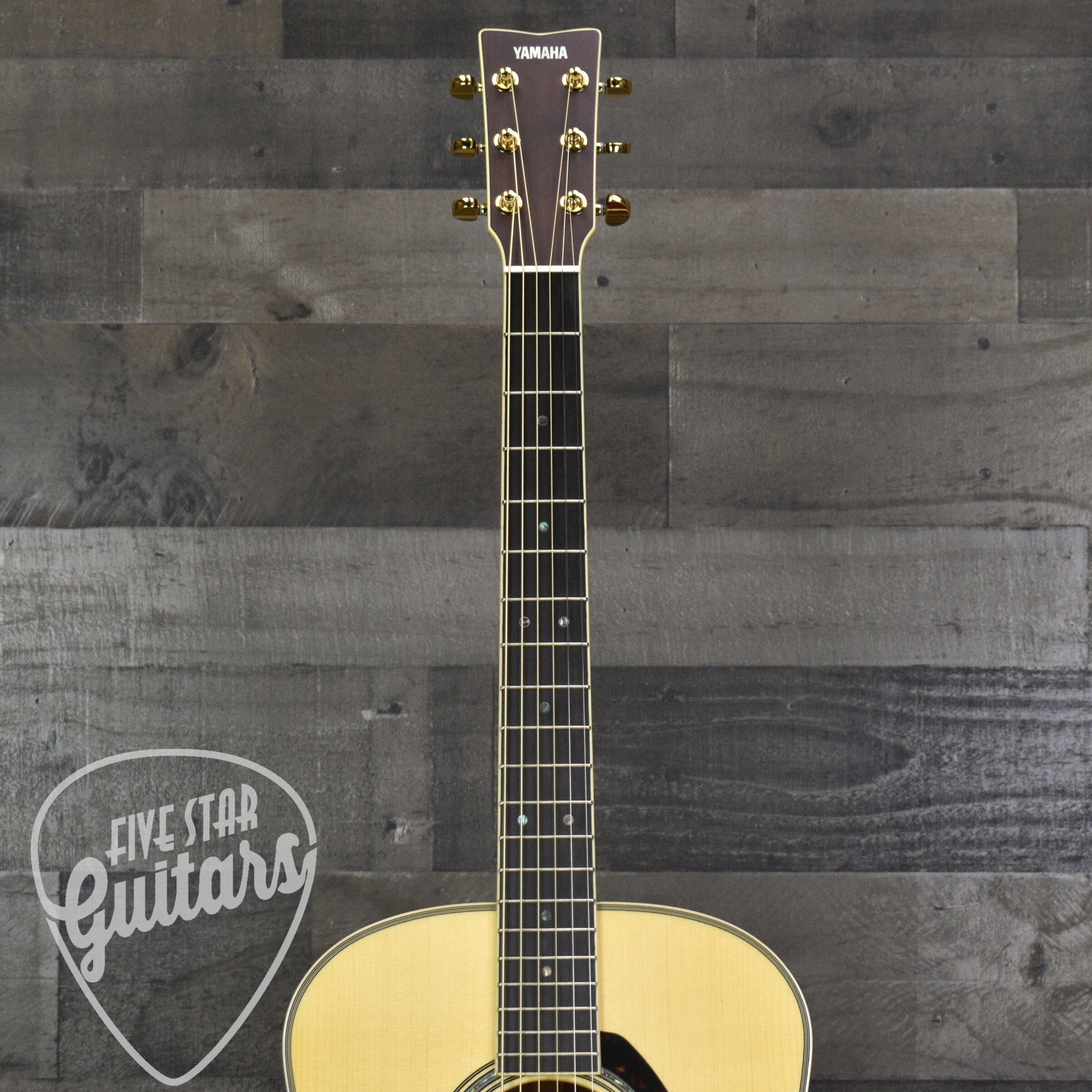 Yamaha LL16 ARE HB Jumbo Acoustic - Natural with Hard Bag – Five