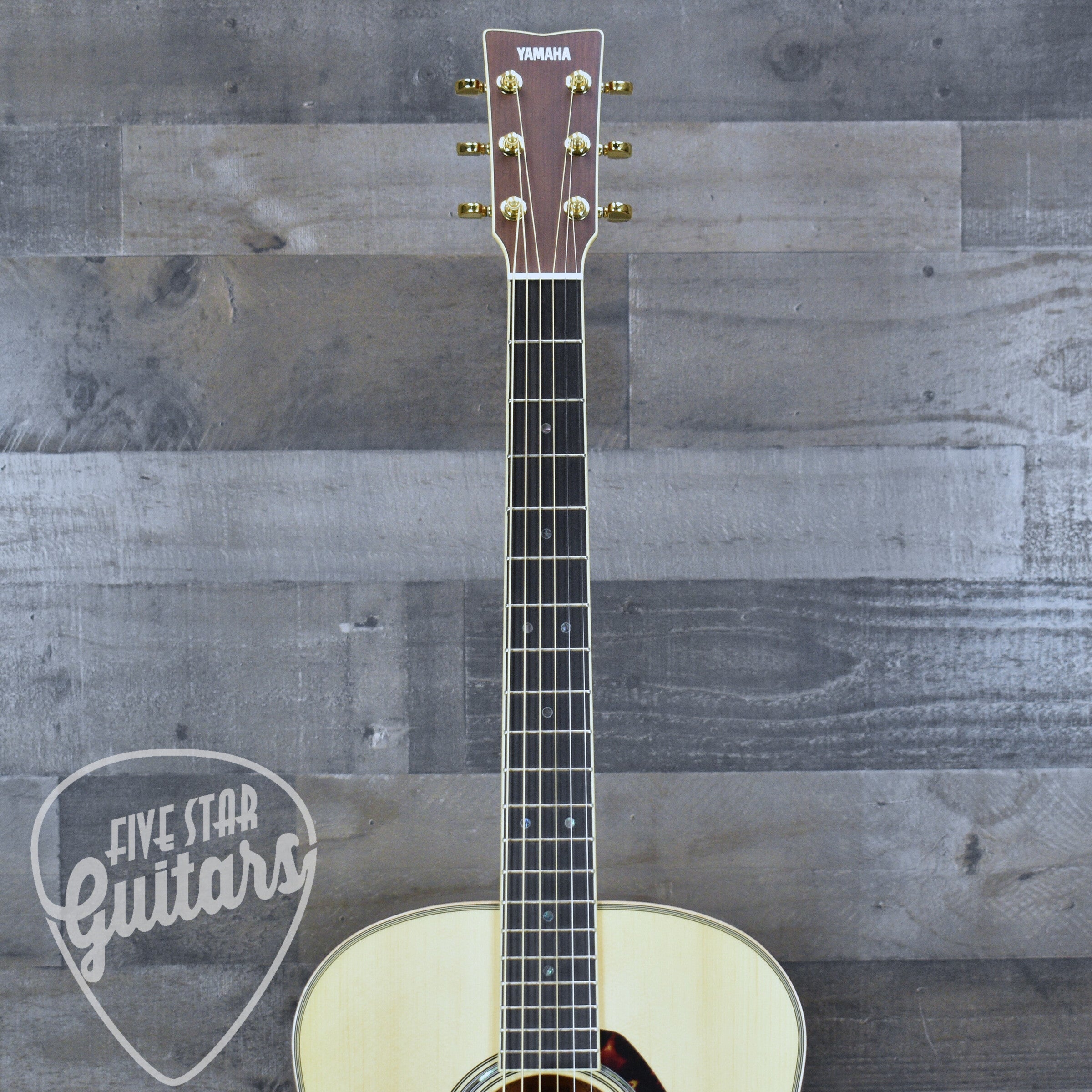 Yamaha LL16 ARE HB Jumbo Acoustic - Natural with Hard Bag – Five