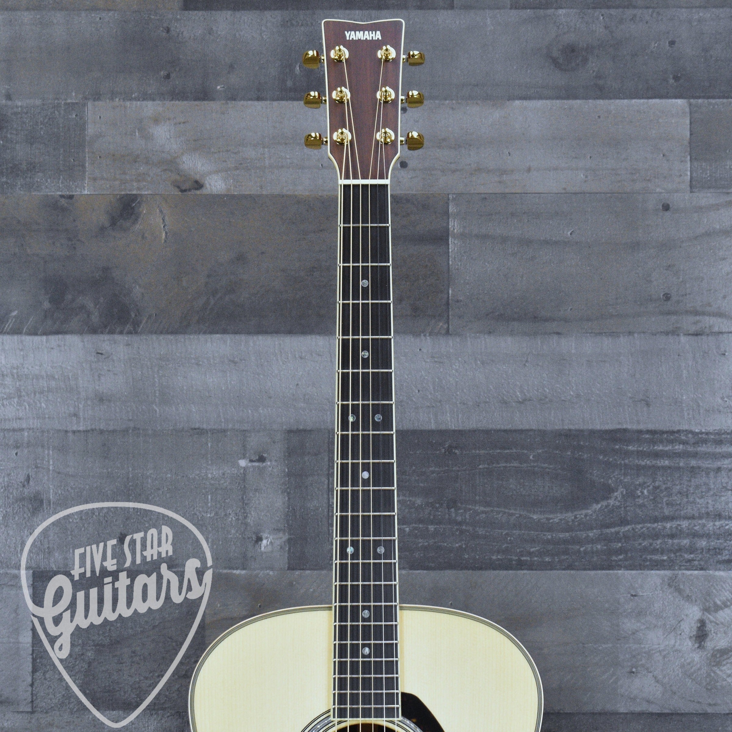 Yamaha LL16 ARE HB Jumbo Acoustic - Natural with Hard Bag – Five