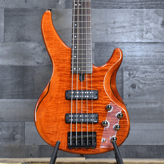 Yamaha TRBX605FM 5-String Bass Guitar - Caramel Brown