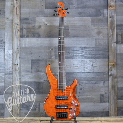 Yamaha TRBX605FM 5-String Bass Guitar - Caramel Brown