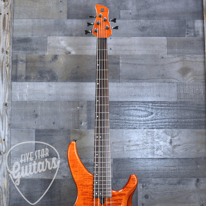 Yamaha TRBX605FM 5-String Bass Guitar - Caramel Brown