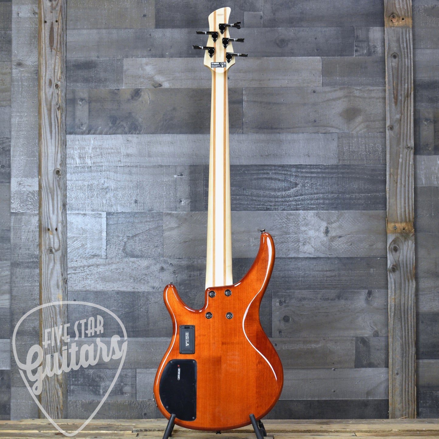 Yamaha TRBX605FM 5-String Bass Guitar - Caramel Brown