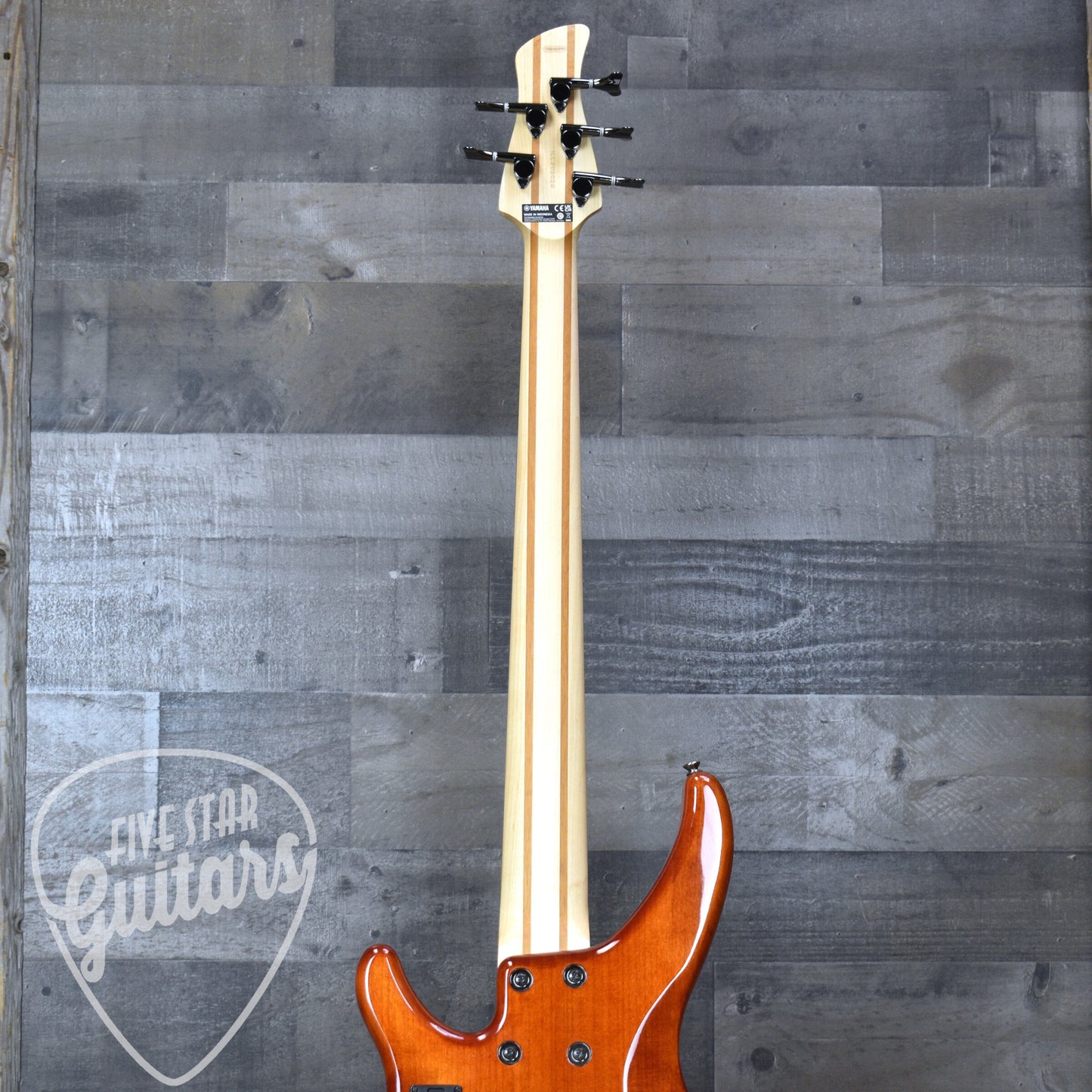 Yamaha TRBX605FM 5-String Bass Guitar - Caramel Brown