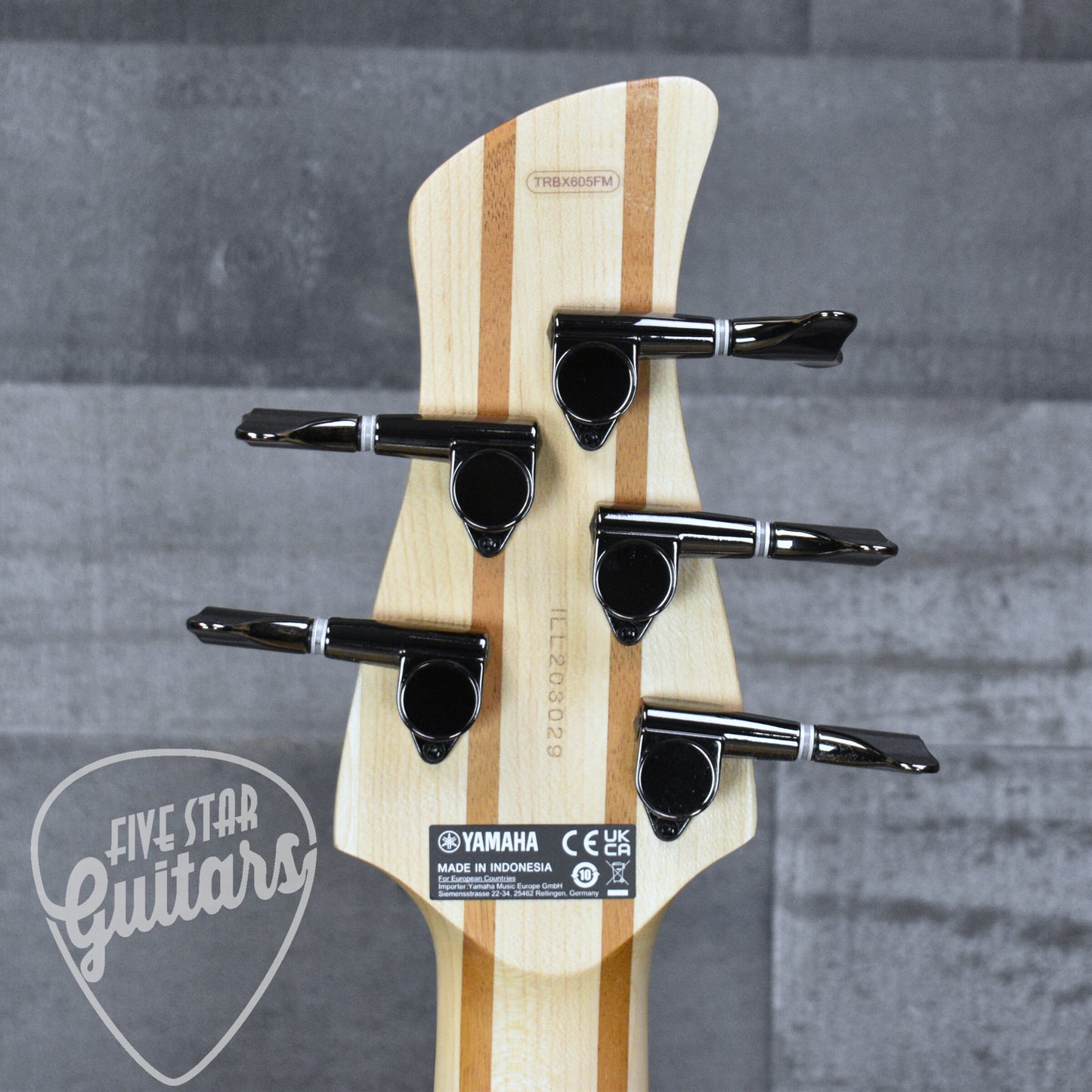 Yamaha TRBX605FM 5-String Bass Guitar - Caramel Brown