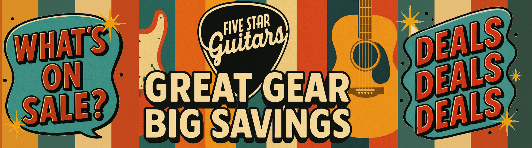 What's On Sale At Five Star Guitars?