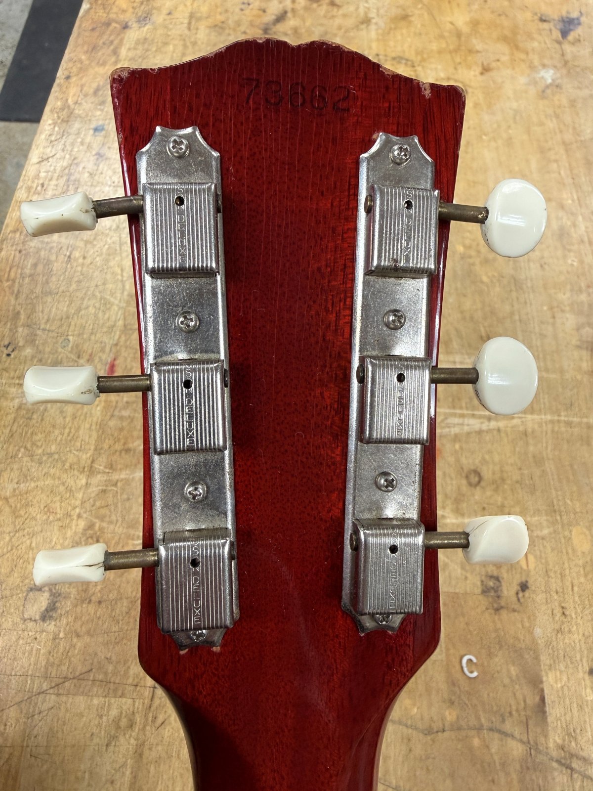 Pre-Owned 1962 Gibson Les Paul Junior - Cherry with Original Hardshell Case